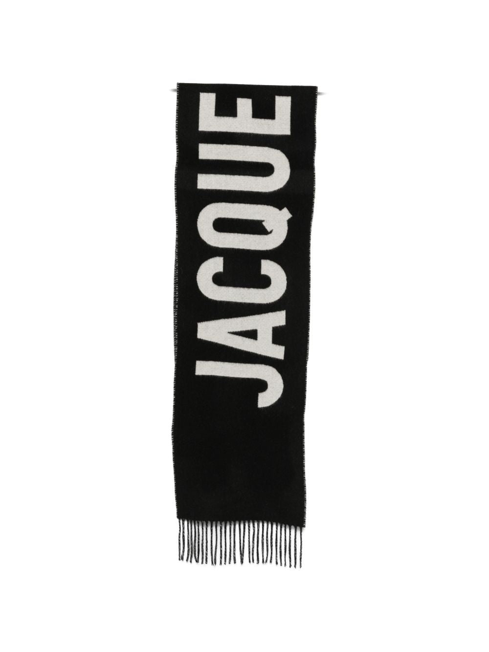 JACQUEMUS Scarfs BLACK – 100% Virgin Wool