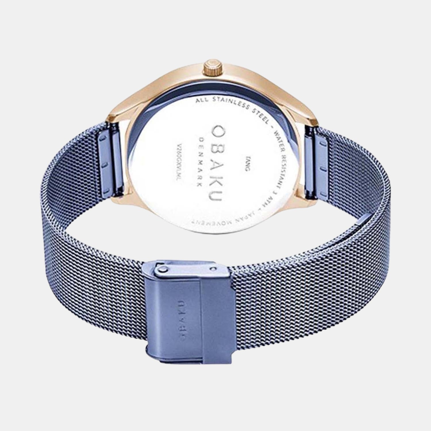 Obaku Hassel Lille Women Quartz White Dial Analog Stainless Steel Watch V219LXVHMA - view 2