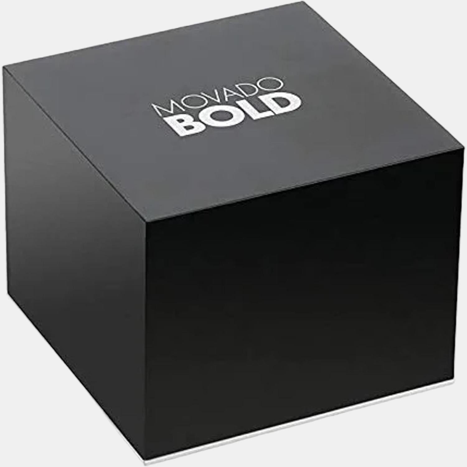 Movado Bold Women Quartz Black Dial Analog Stainless Steel Watch 3600535 - view 3