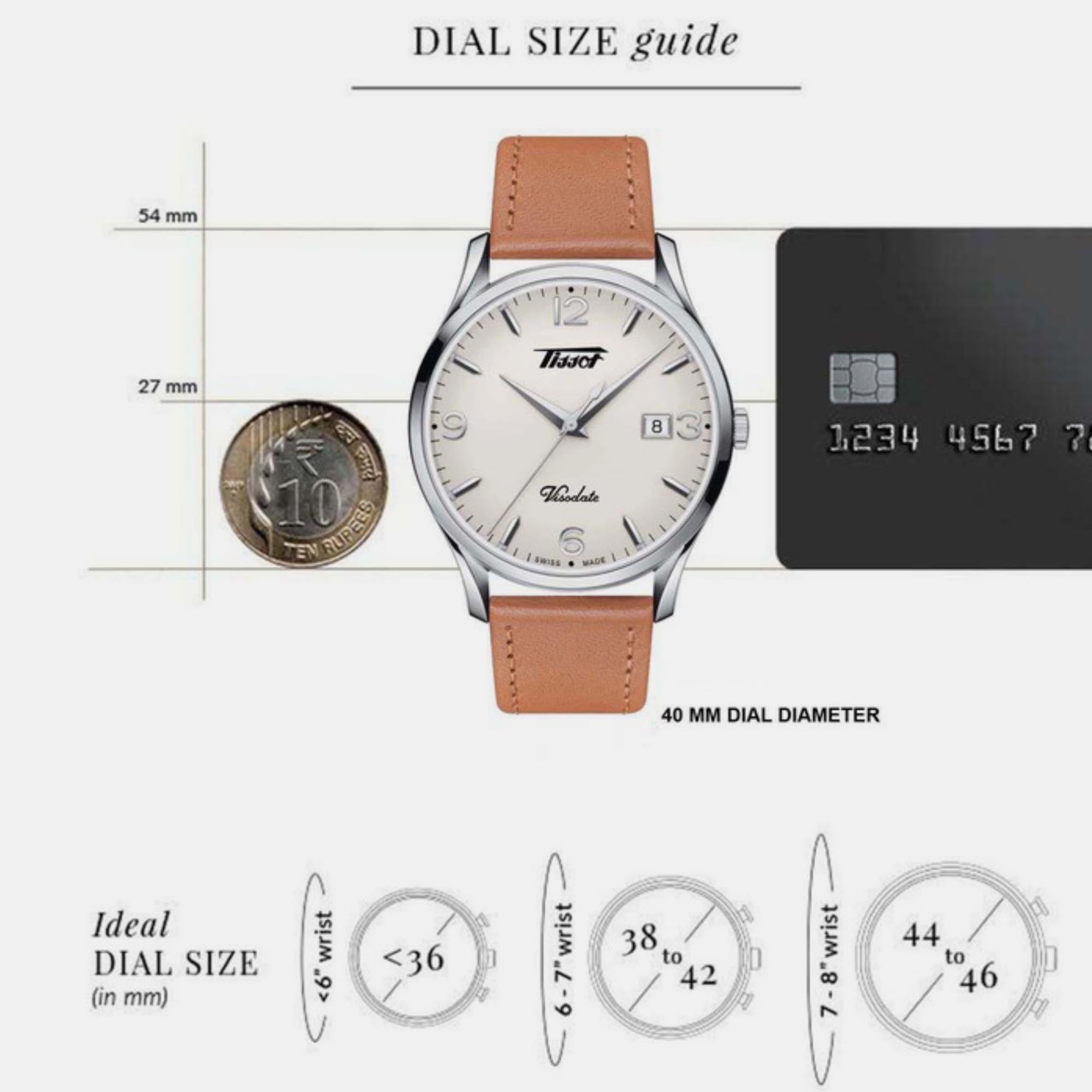 Tissot Heritage Visodate Men Analog Leather Watch T1184101627700 - view 4