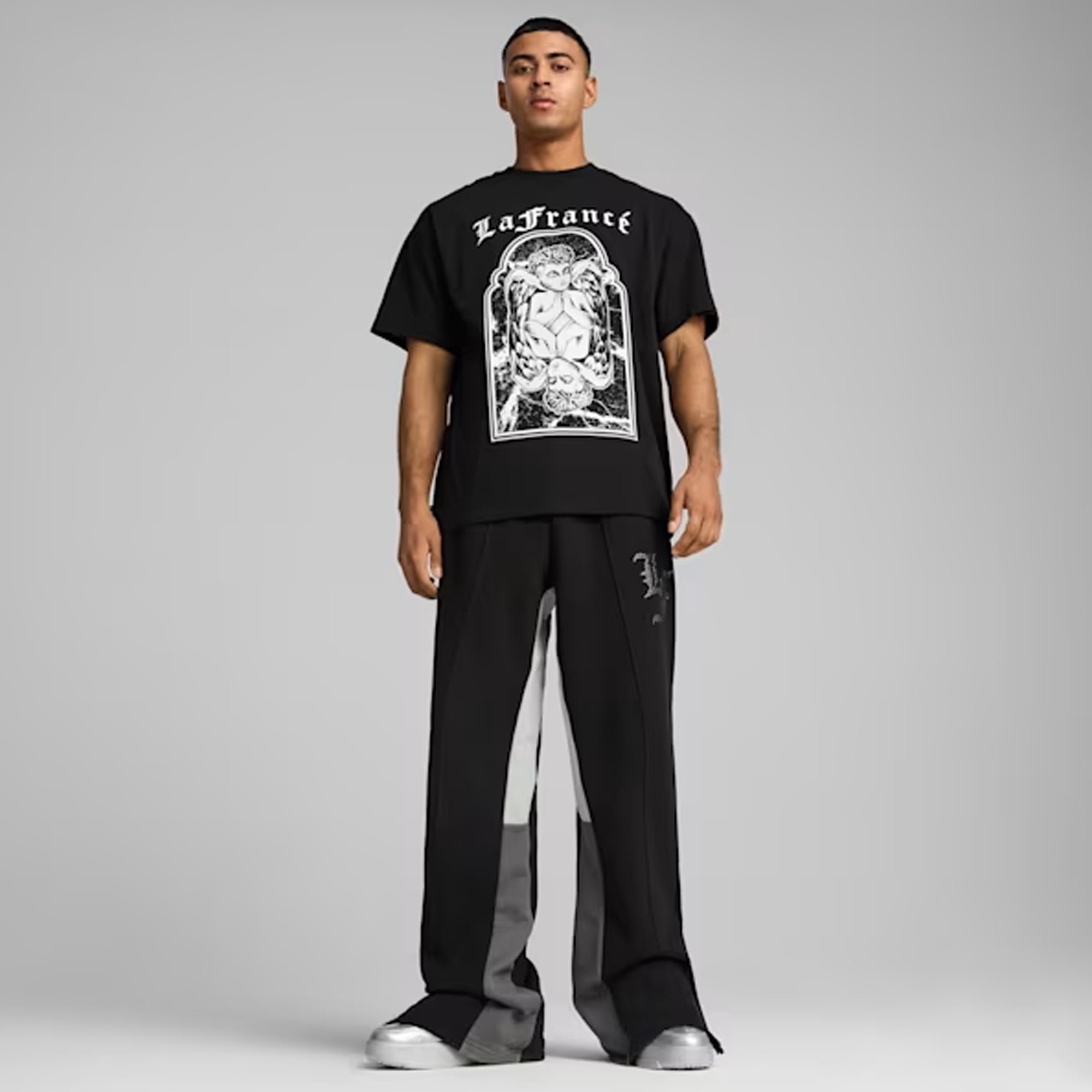 PUMA | HOOPS x LAFRANCE WRITTEN IN CHROME { BLACK - view 7