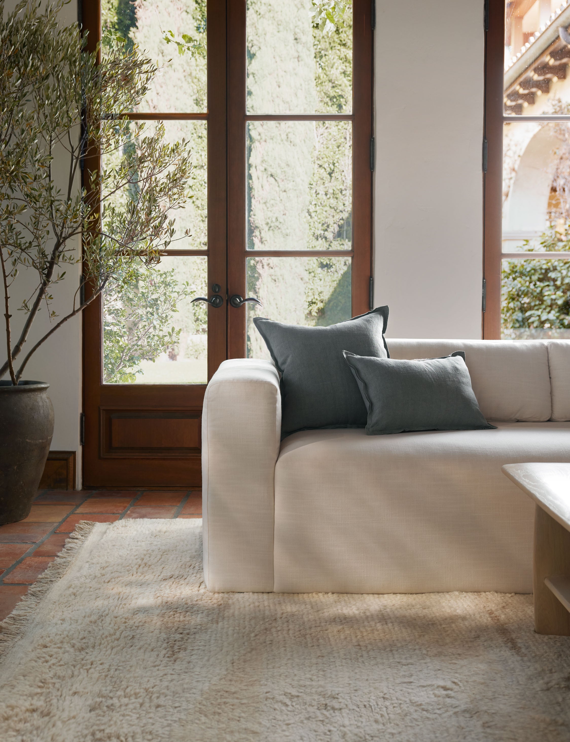 Lulu and Georgia Arlo Linen Pillow - view 21