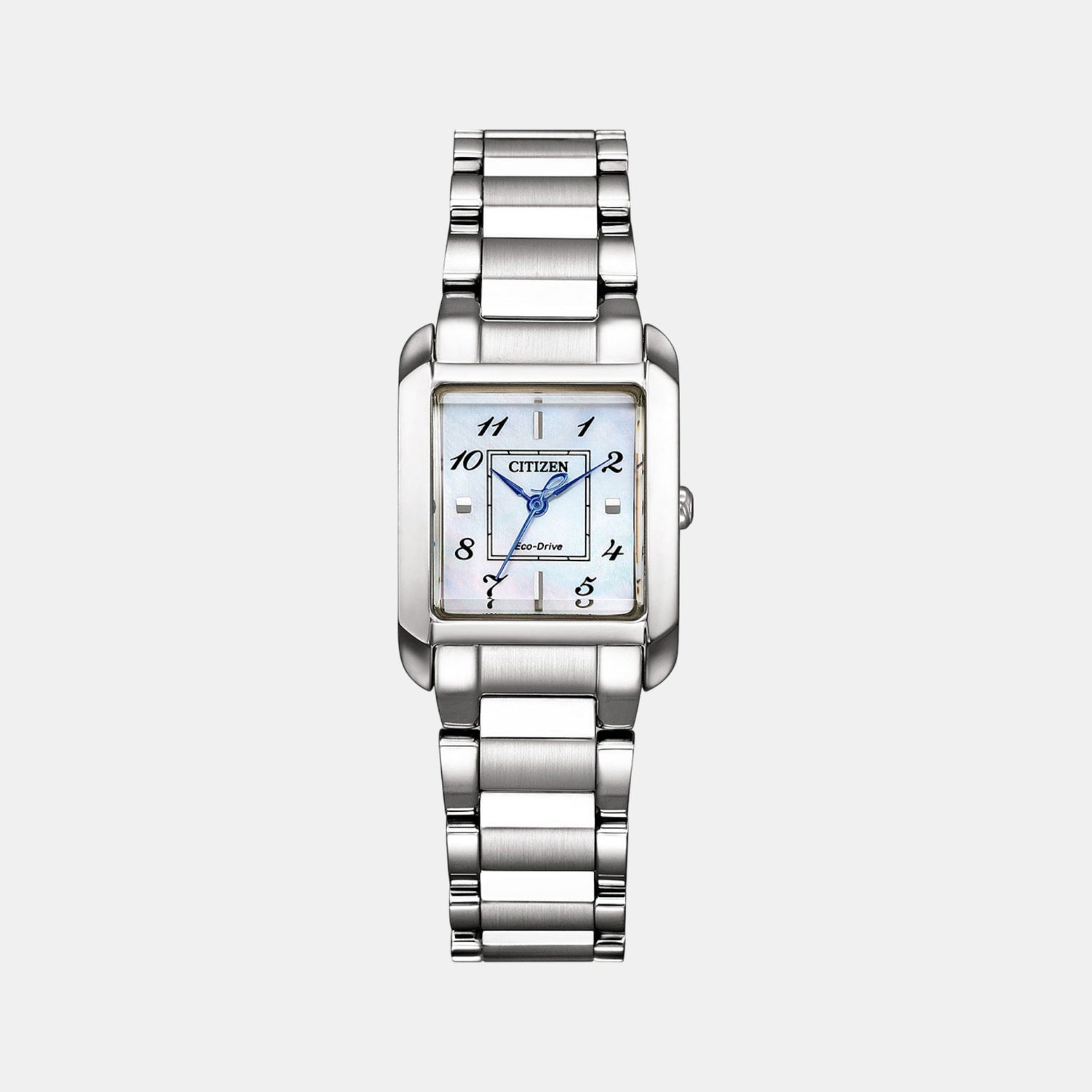 Citizen L Women Eco-Drive Mother Of Pearl Dial Analog Stainless Steel Watch EW5600-87D