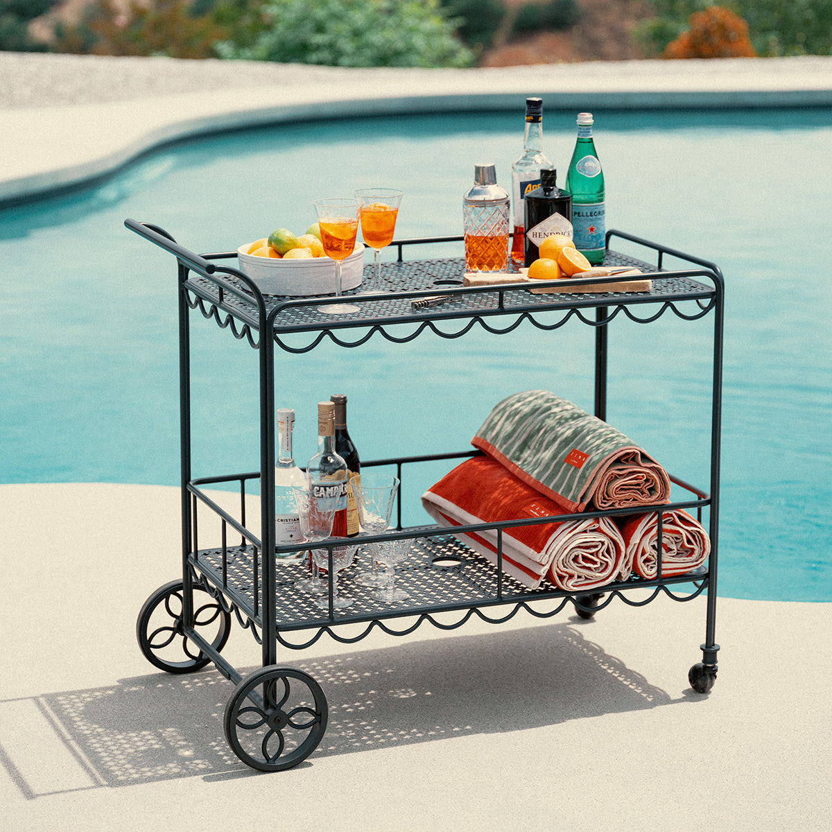 Lulu and Georgia Al Fresco Bar Cart by Business & Pleasure Co. - view 12