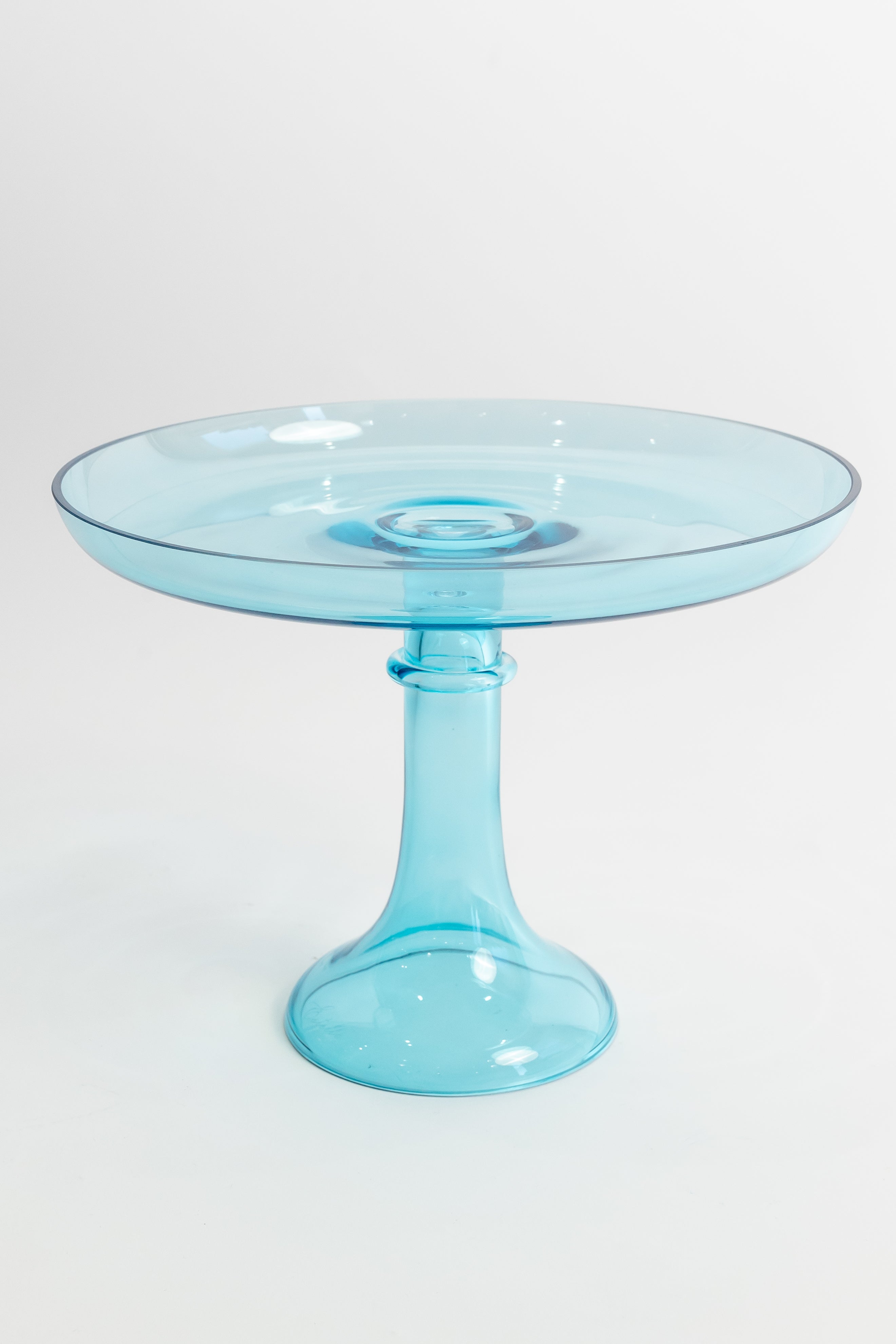 Estelle Colored Glass Estelle Cake Stand {Ocean Blue} - view 2