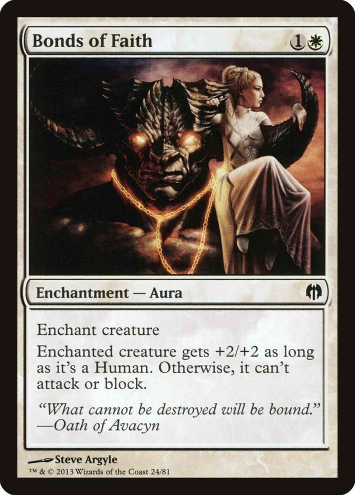 Magic Bonds of Faith [24] [Duel Decks Heroes vs Monsters] [Non-Foil]
