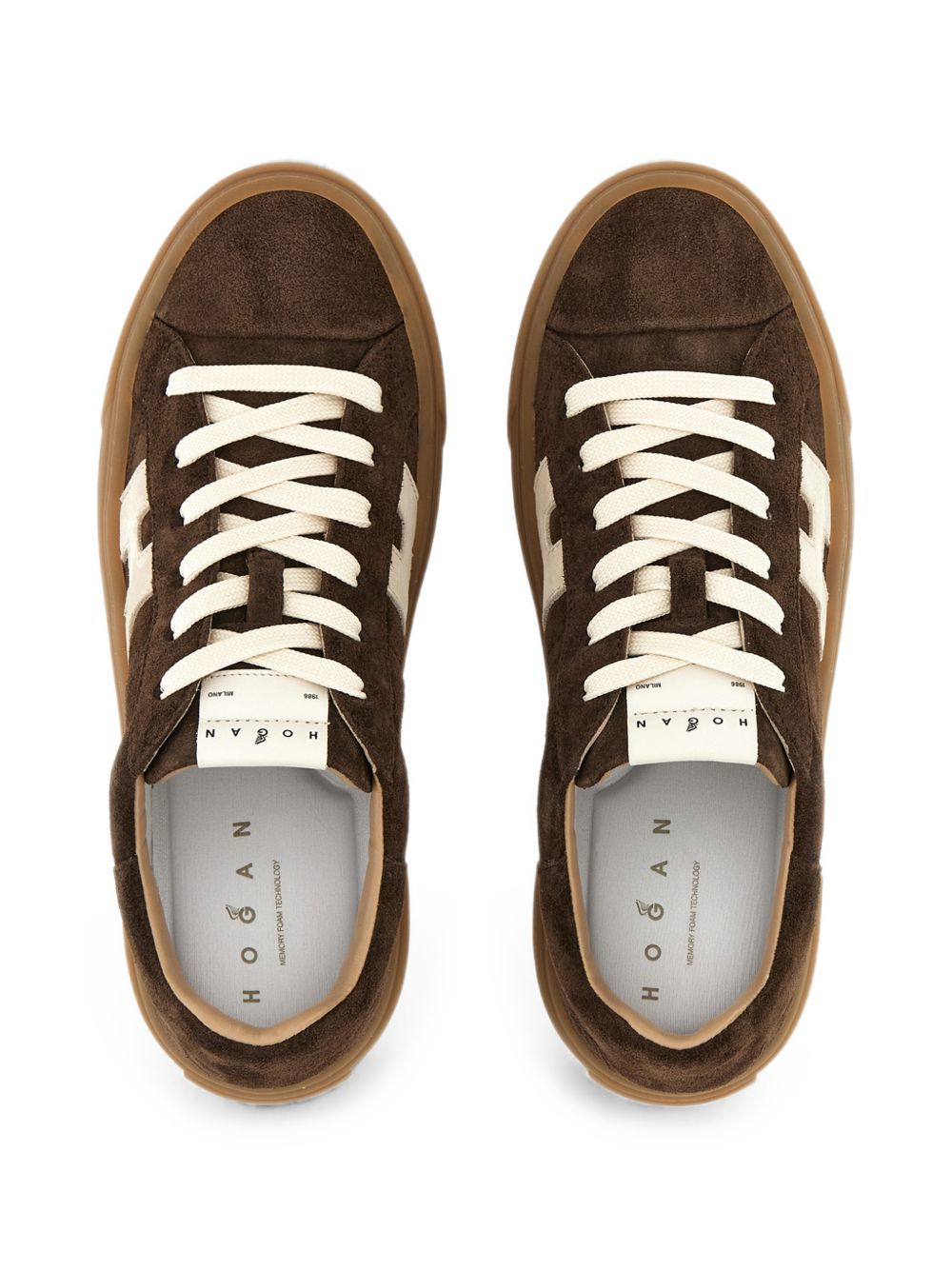 HOGAN Sneakers BROWN – Calf Leather 100% - view 2