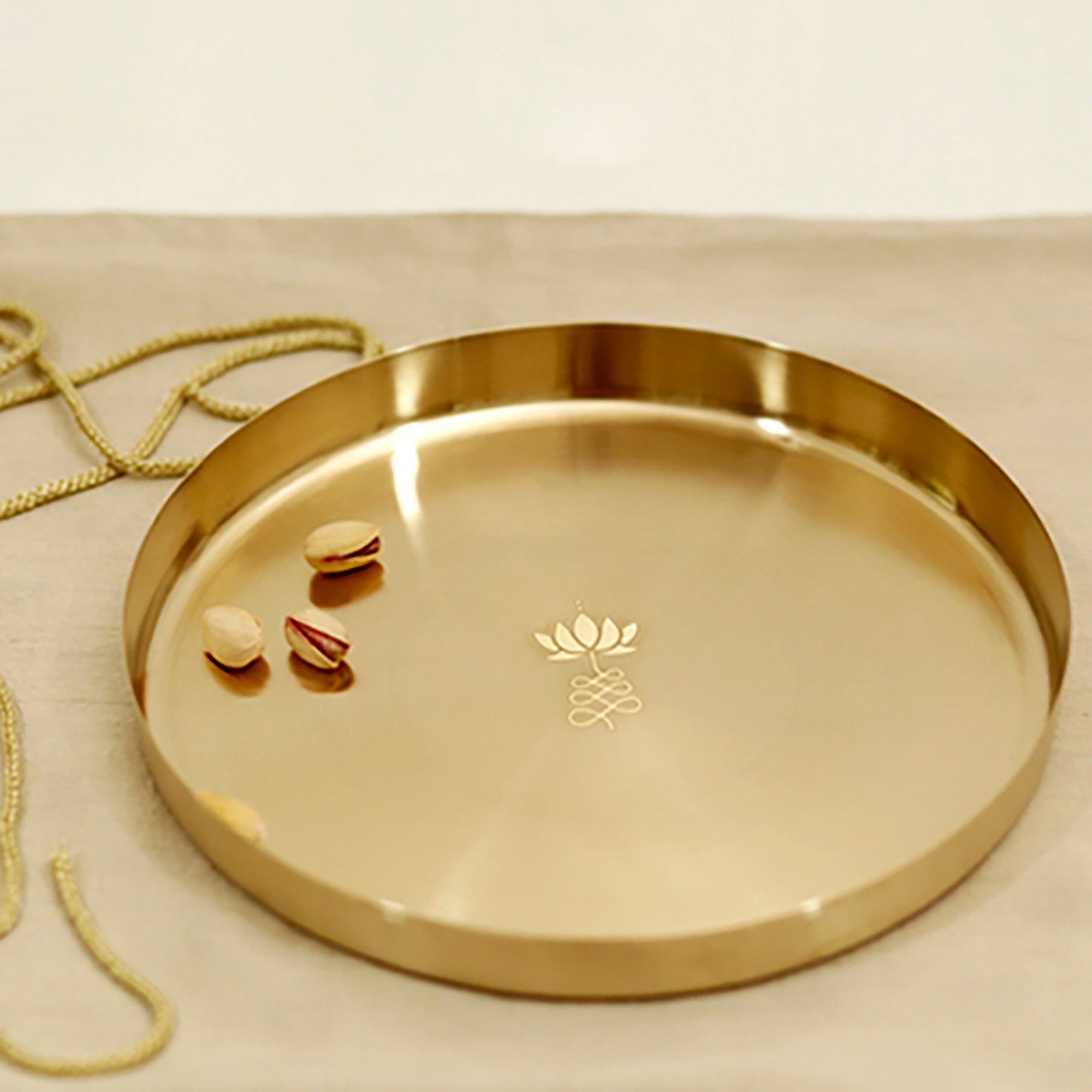 STUDIO COPPRE Brown - Lotus Kansa Platter