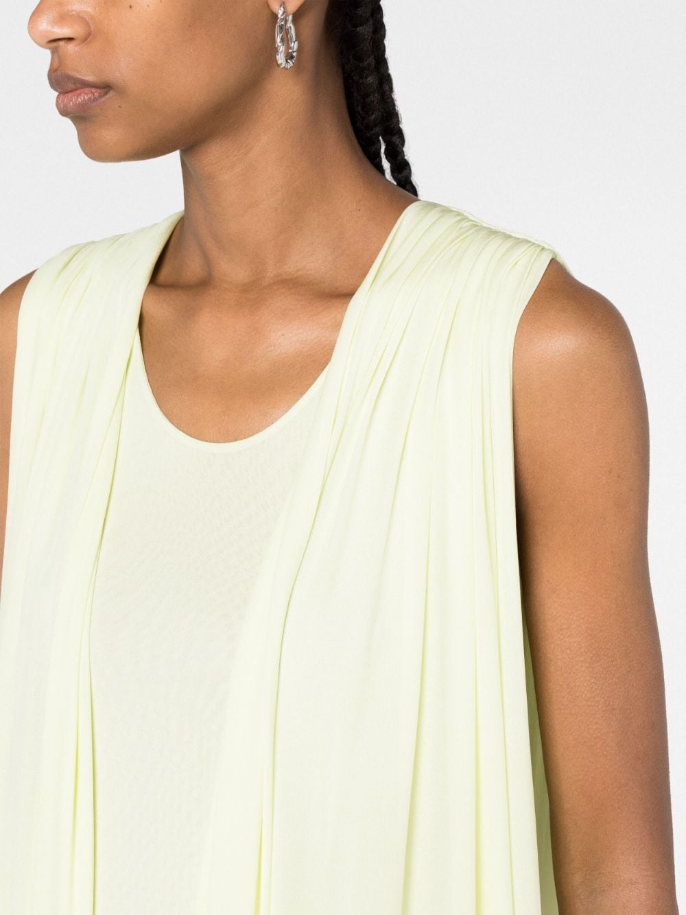Jil Sander Draped midi dress – viscose 100% - view 2