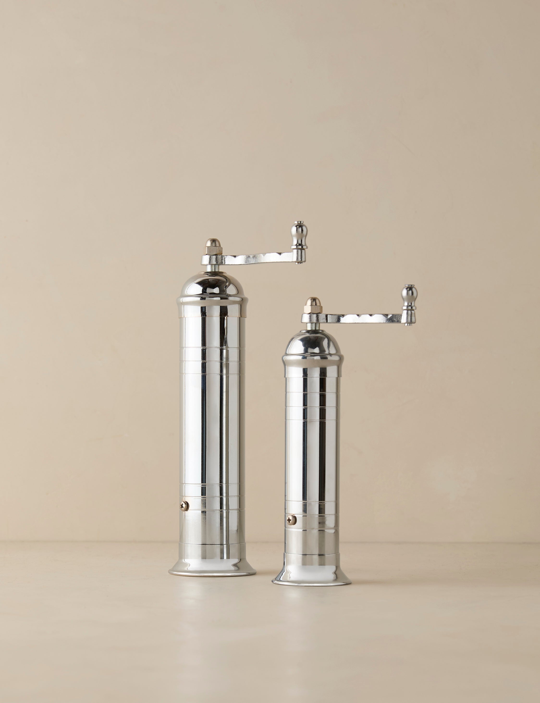 Lulu and Georgia Atlas Brass Pepper Mill - view 2