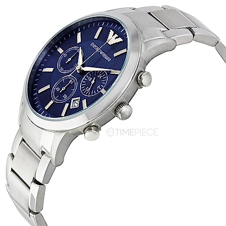 Emporio Armani Renato Blue Dial Men 41mm - view 2