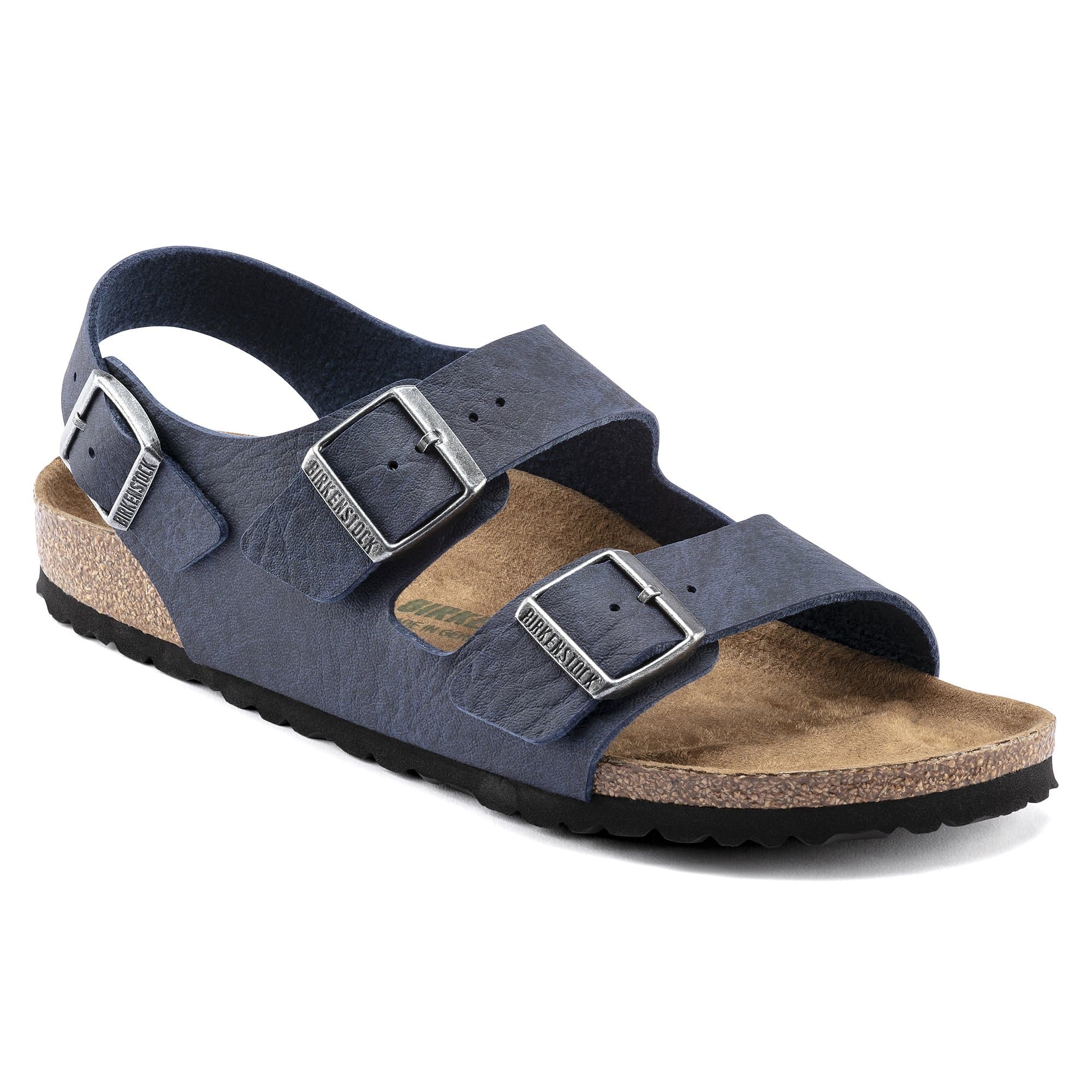 Birkenstock Milano Birko-Flor – Blue Blue/Saddle Matt Navy - view 8