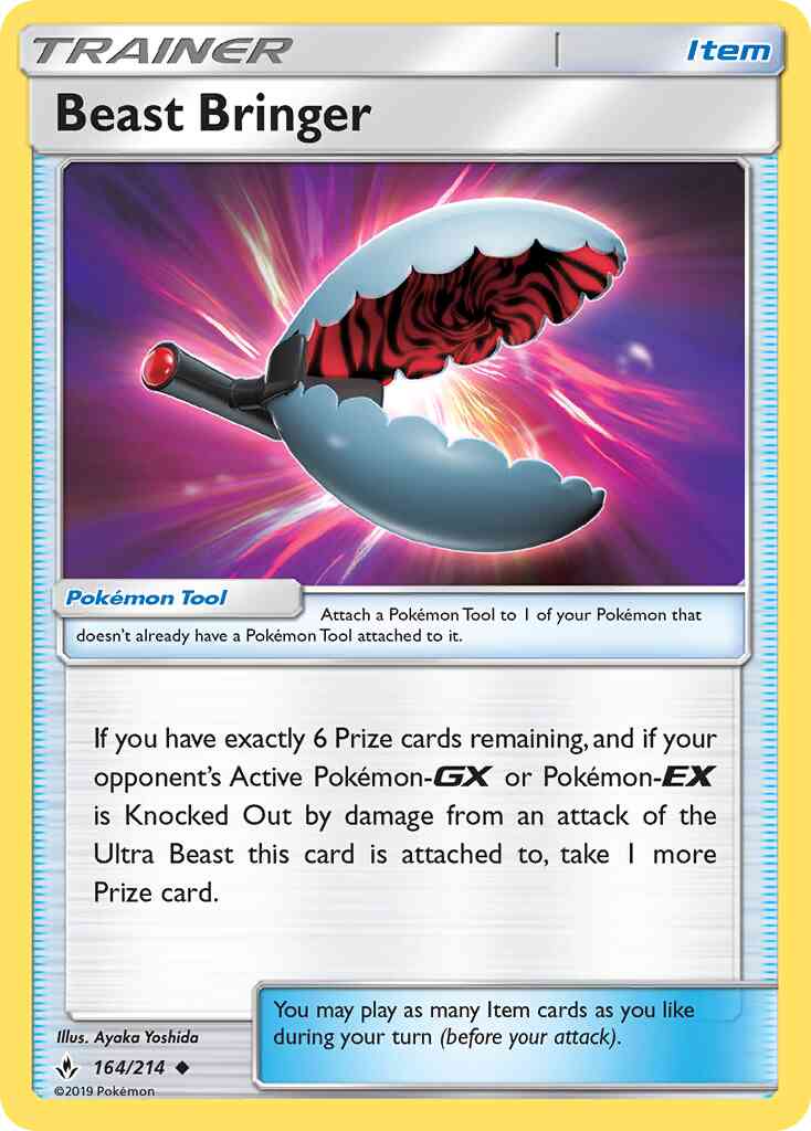 Uncommon sm10-164 reverse – Pokémon Beast Bringer - 164/214 - Uncommon [sm10-164] [Reverse Holo]