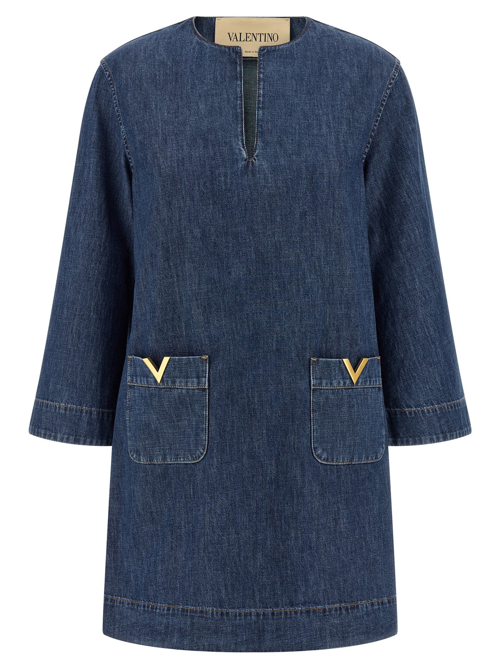 Valentino Garavani Vgold Dress – 100% cotton