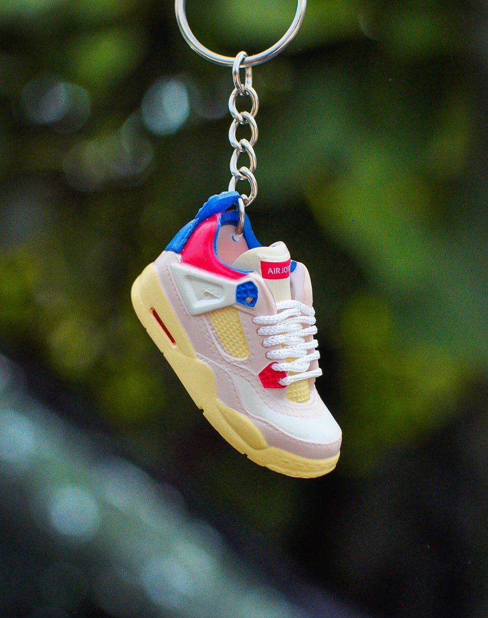 Kicks Machine 3D Sneaker Keychain AJ4 Union Guava Ice