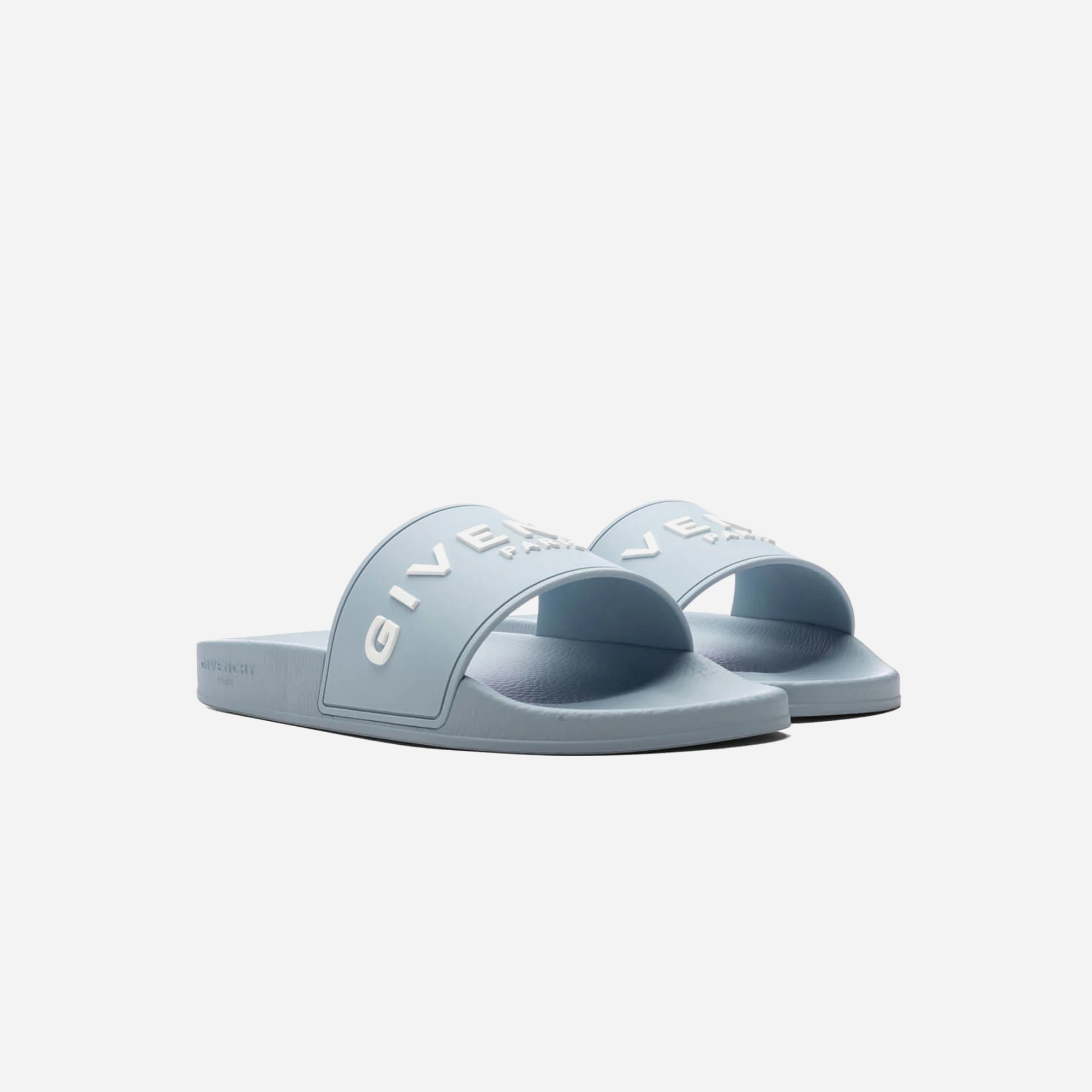 Givenchy Paris Flat Sandals Sky Blue - view 2