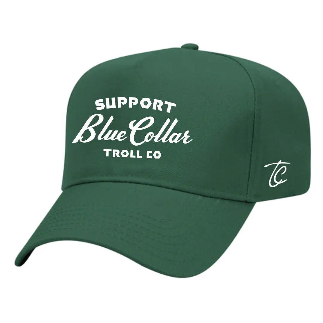 Radial Legacy SBC Curved Brim Snapback Hat – Dark Green