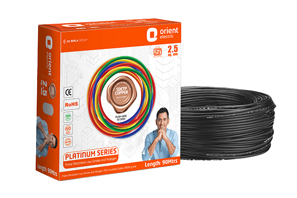 Orient Electric Flame Retardant Low Smoke And Halogen Platinum Wires - view 7