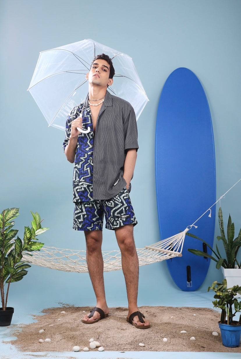 Instinct First Caribbean Oversized Shirt - Resort Wear - view 4
