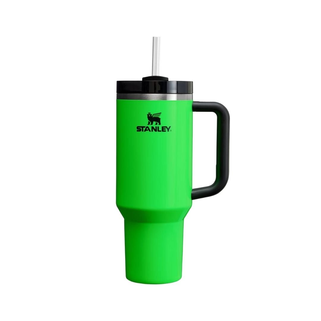 HYPE ELIXIR Stanley Quencher H2.0 Flowstate™ Tumbler | 40 OZ Neon Green