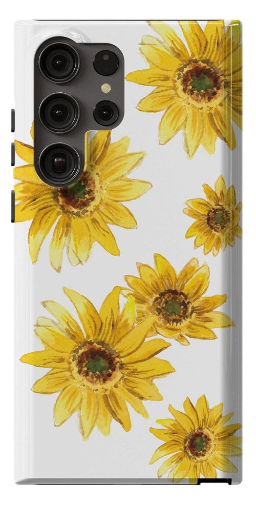 Casetry Golden Garden | Yellow Sunflower Floral Samsung Case