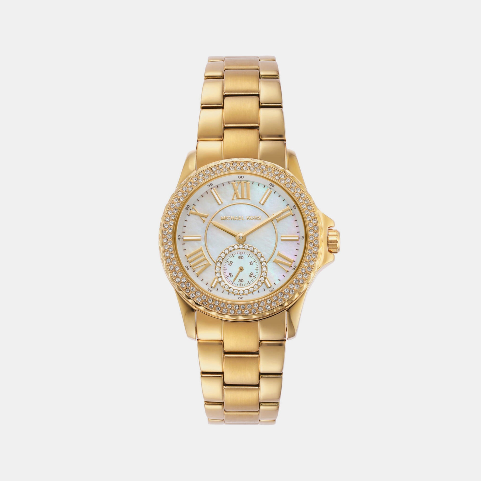 Michael Kors Everest Women Quartz White Dial Analog Stainless Steel Watch MK7363