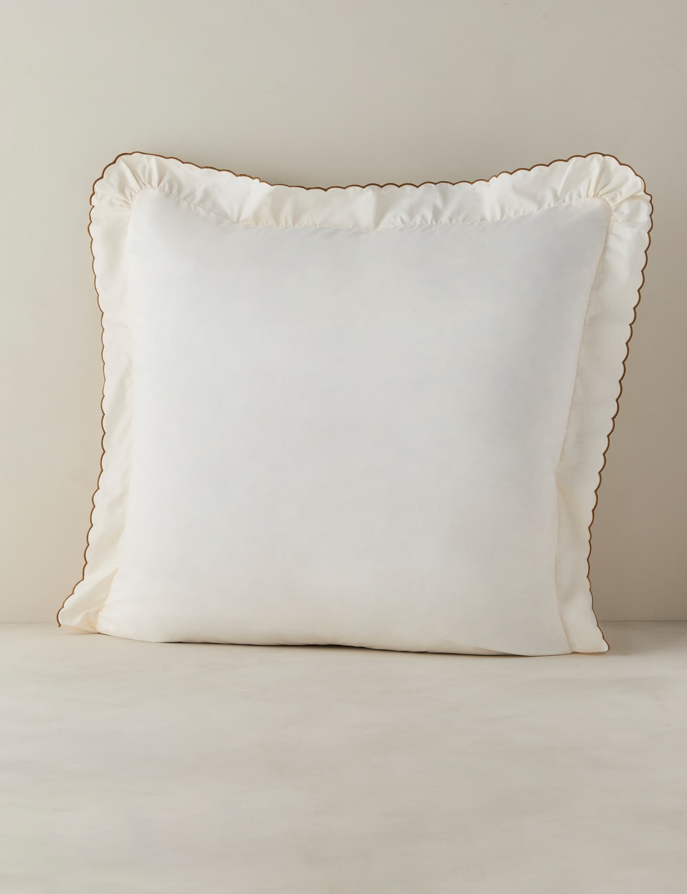 Lulu and Georgia Hatton Scalloped Percale Sham - view 3