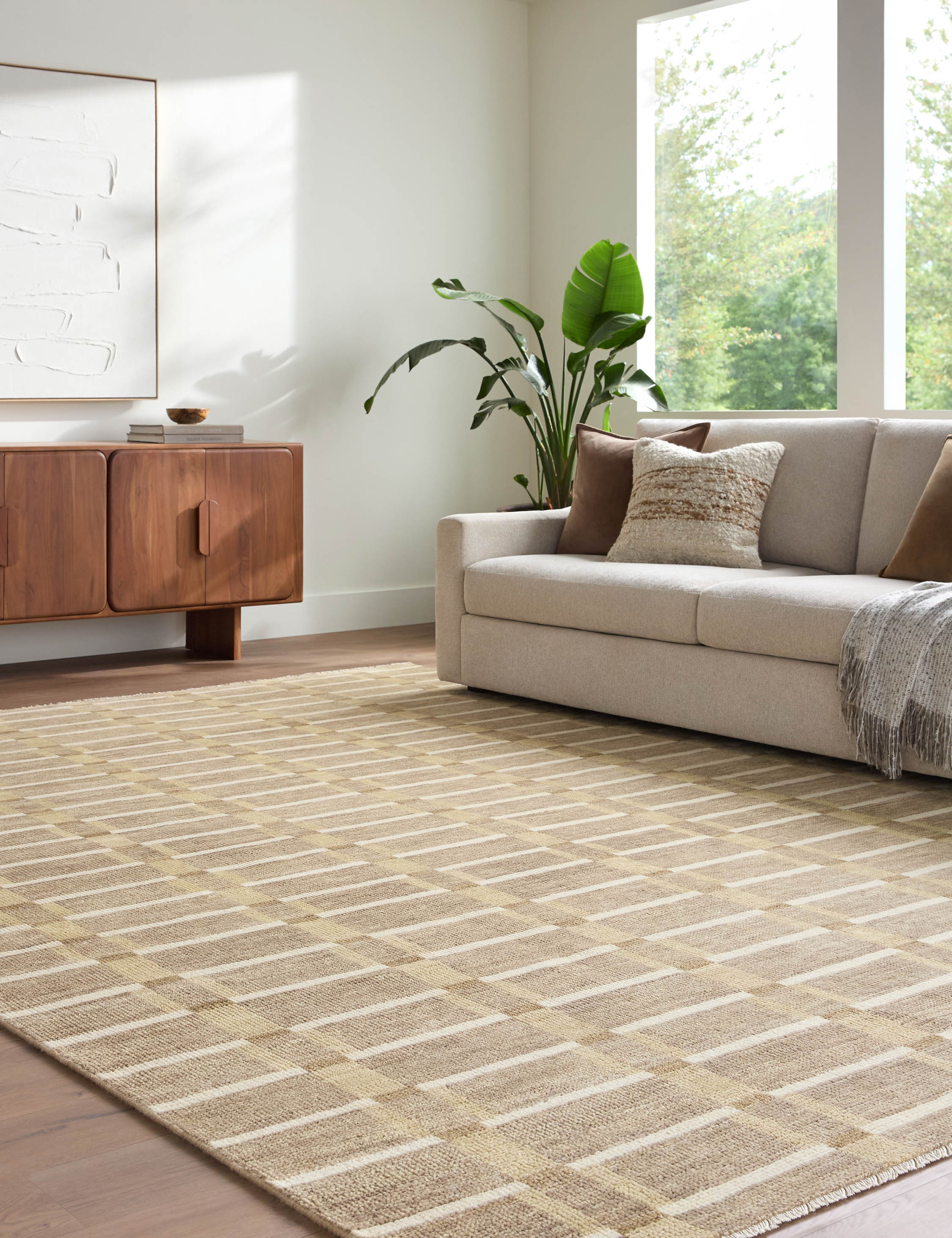 Lulu and Georgia Briona Hand-Knotted Wool Rug - view 2