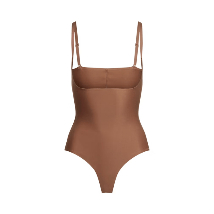 HYPE ELIXIR Skims Body Core Sculpt Open Bust Thong Bodysuit Jasper