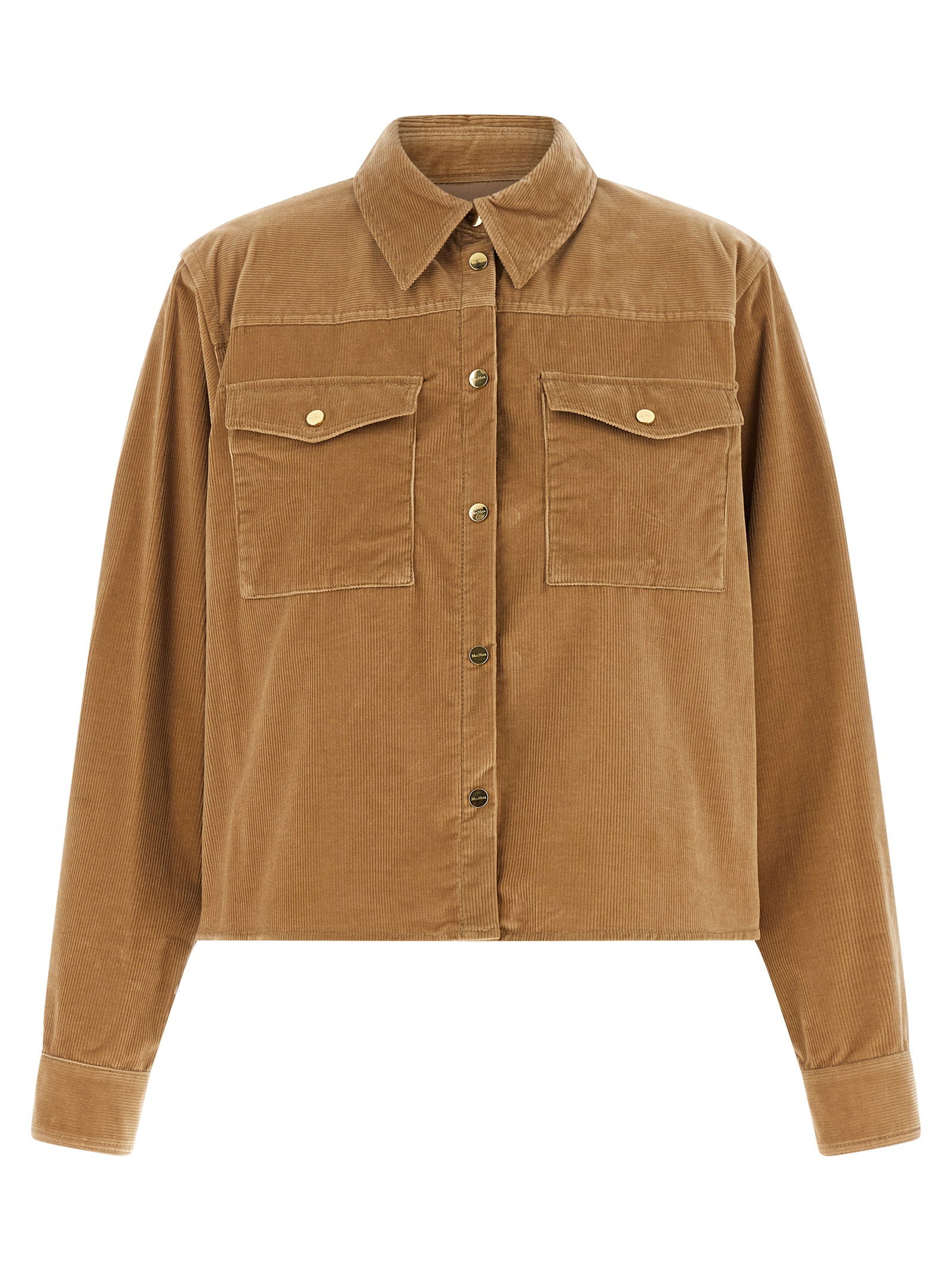 Max Mara Studio Mstrivolo Overshirt – 98% cotton, 2% elastane