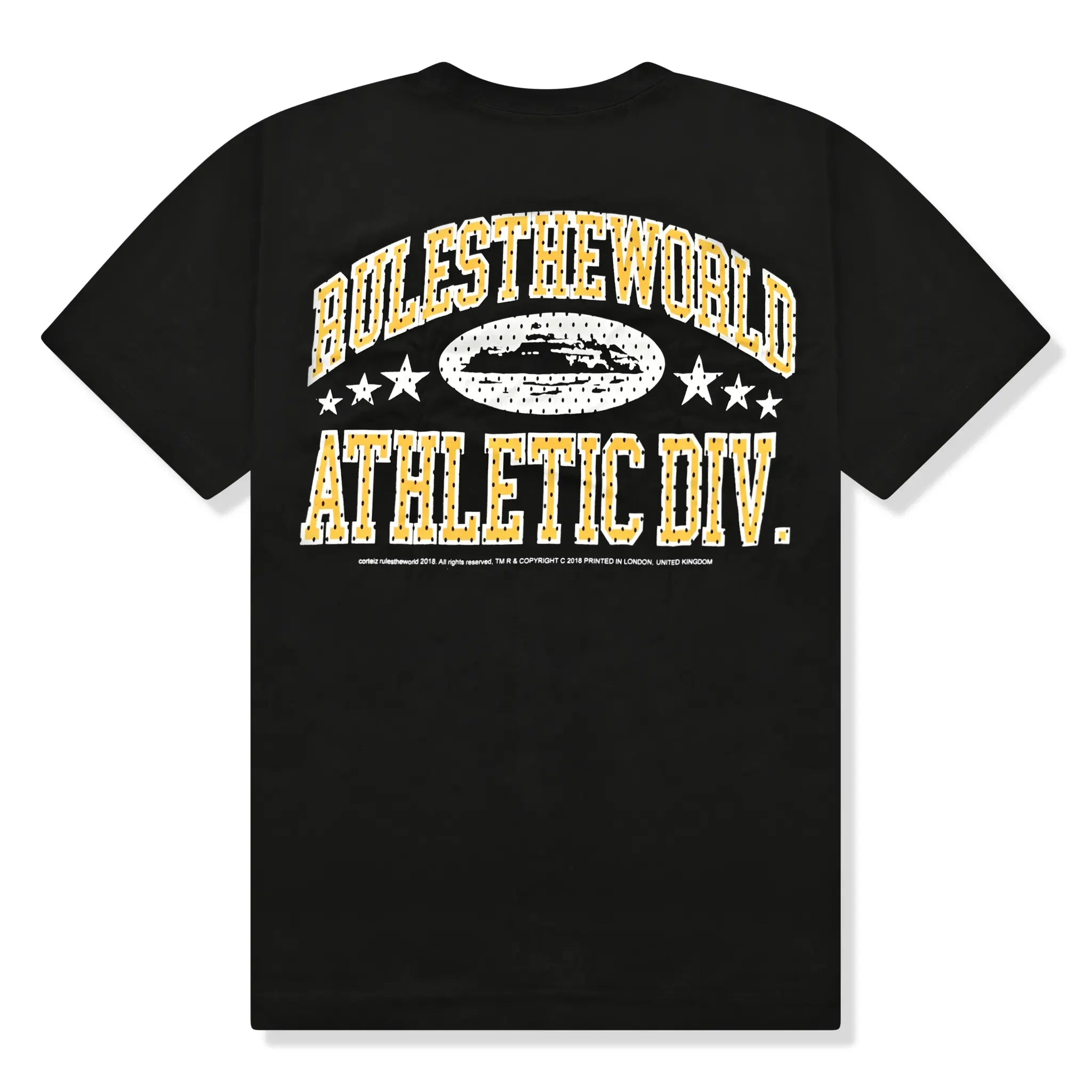 Corteiz Athletic Division Black T Shirt - view 2