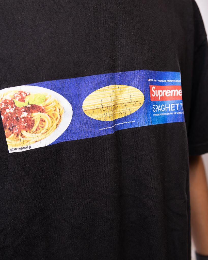 Supreme Spaghetti T-Shirt Black - view 5