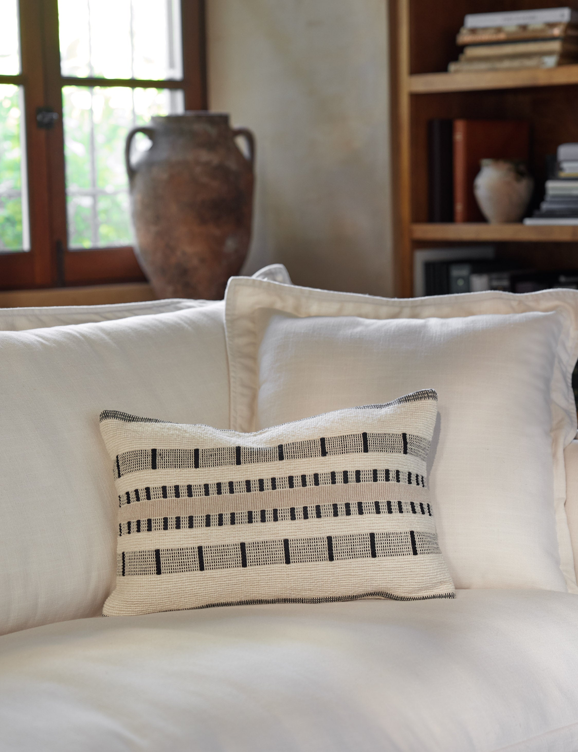 Lulu and Georgia Jabre Pillow – Ivory - view 2