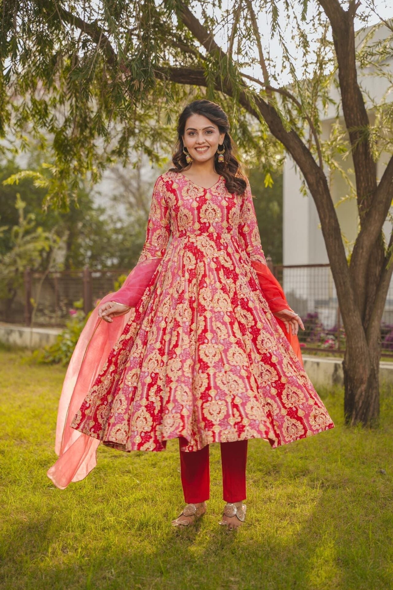 Idaho-o Naima Red Heavy Suit Set - view 2