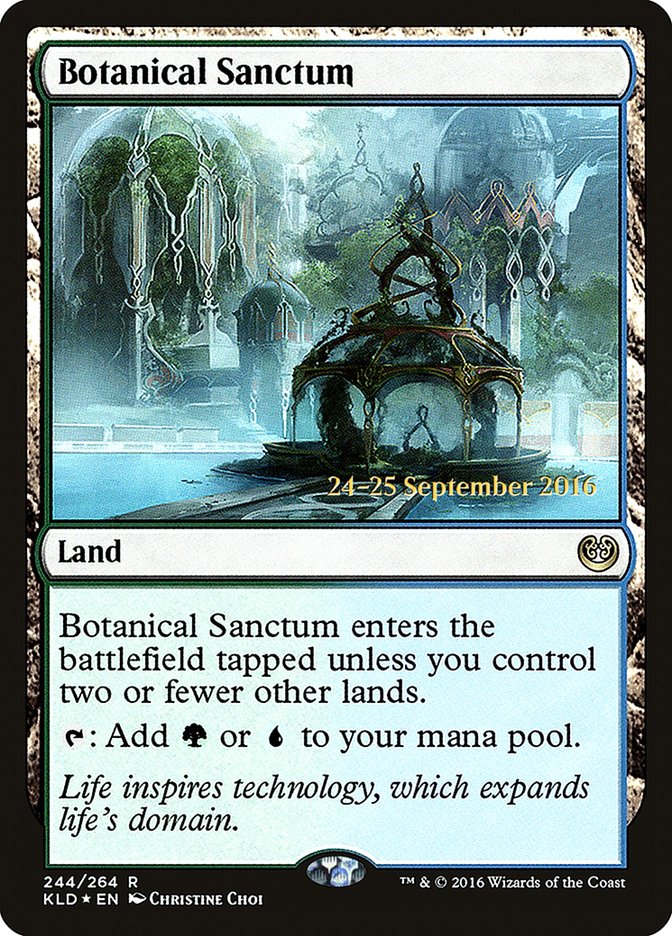Botanical sanctum 244s – Magic Botanical Sanctum [244s] [Kaladesh Promos] [Foil]