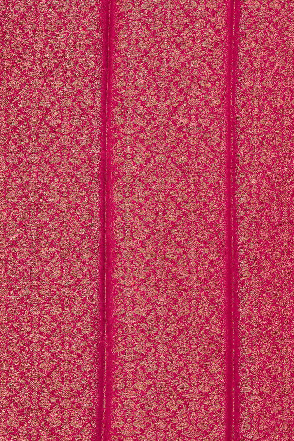 Kalanjali Crepe Silk Pink Saree – Women's - view 3