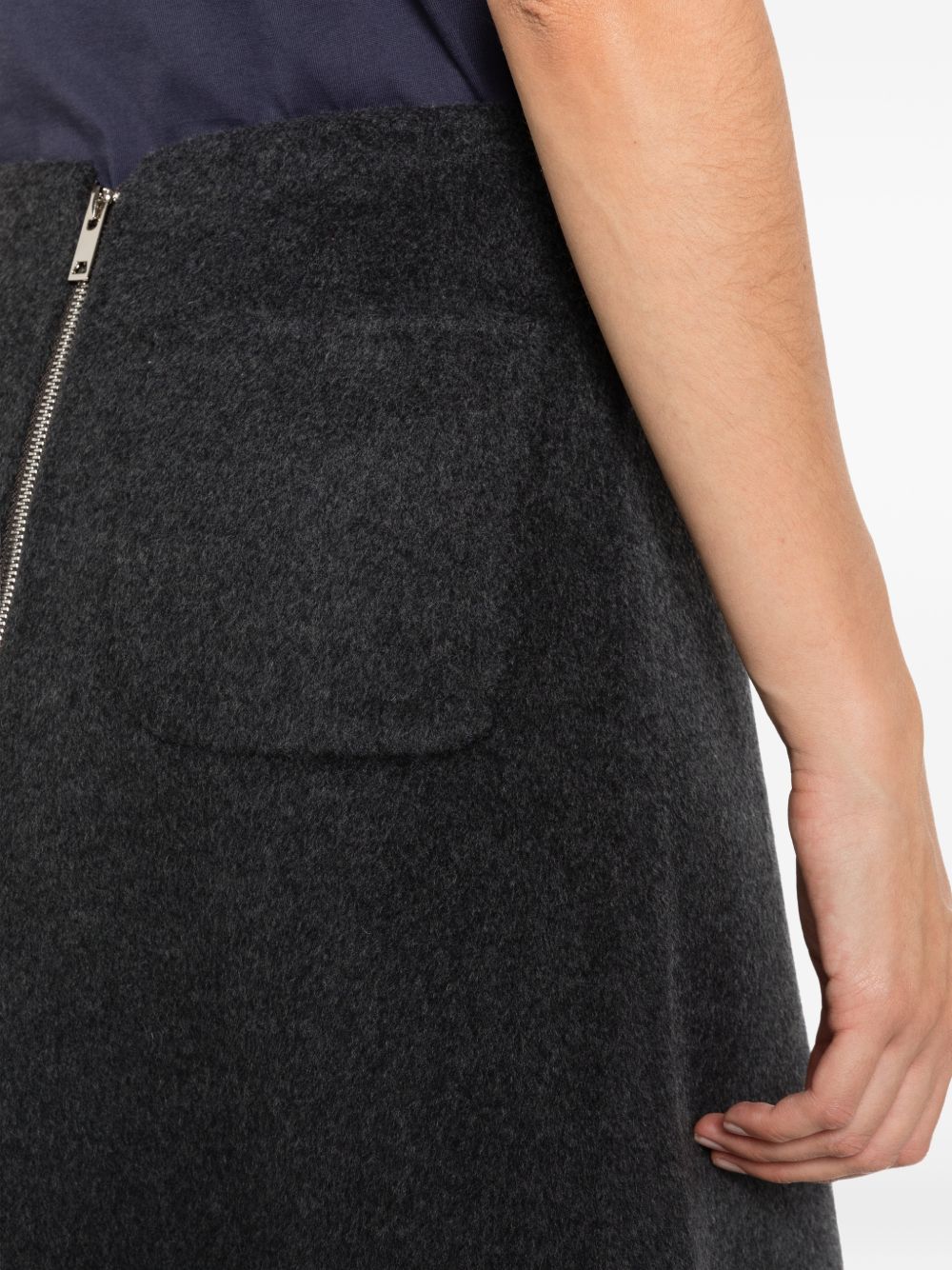 SUSANNE BOMMER Skirt – Wool 95%, Cashmere 5% - view 2