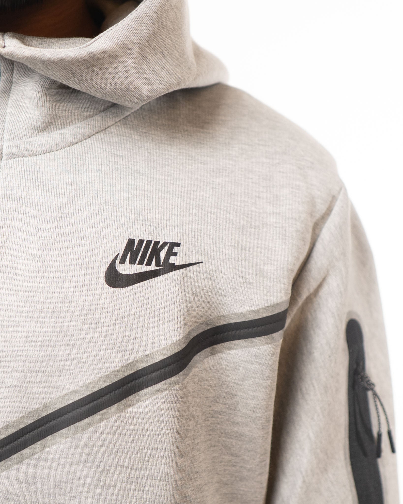 Nike Grey Windrunner Zipper Hoodie - view 4