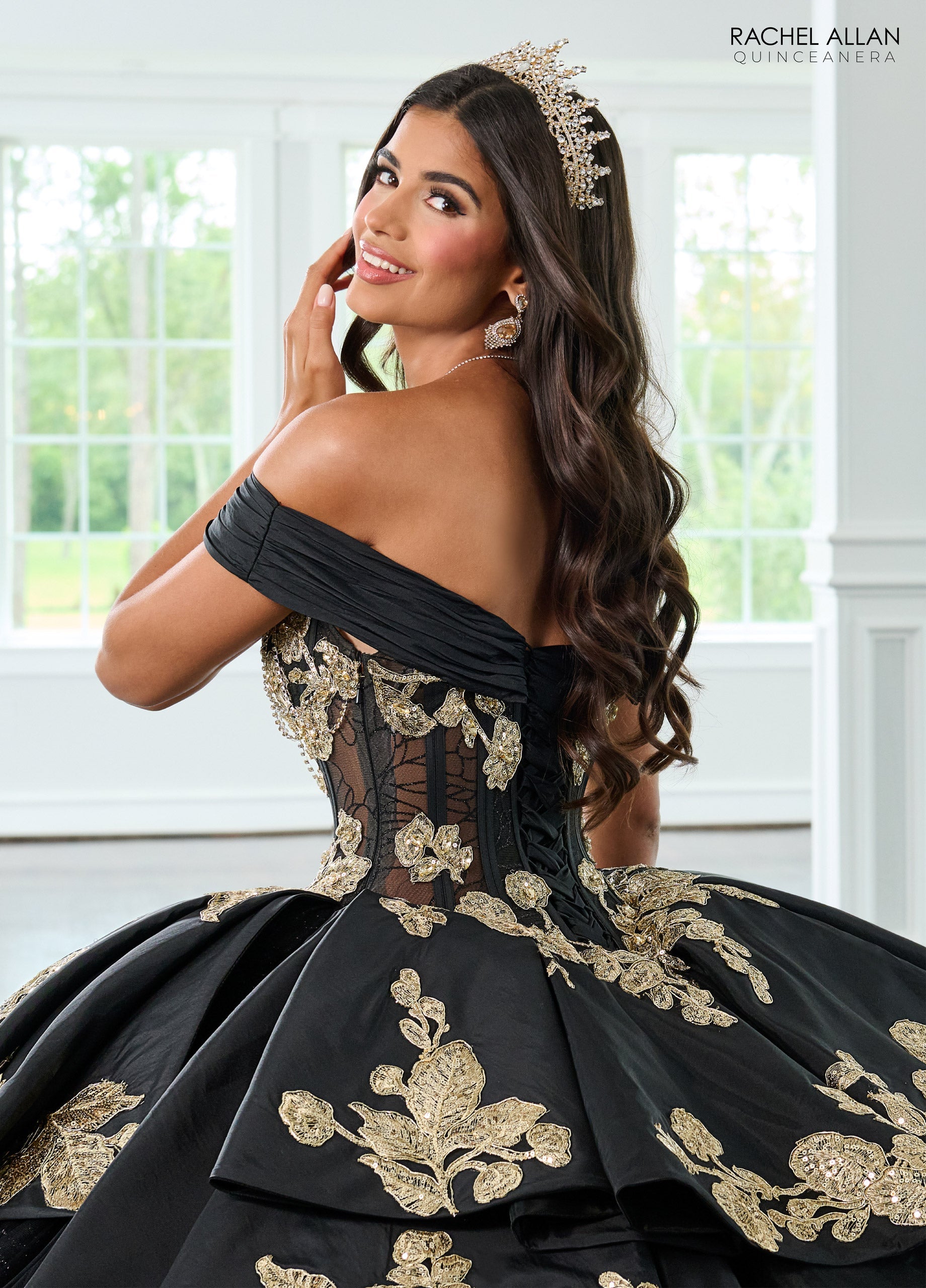 Mary's Bridal Off Shoulder Quinceanera Dress by Rachel Allan RQ2222 - view 4