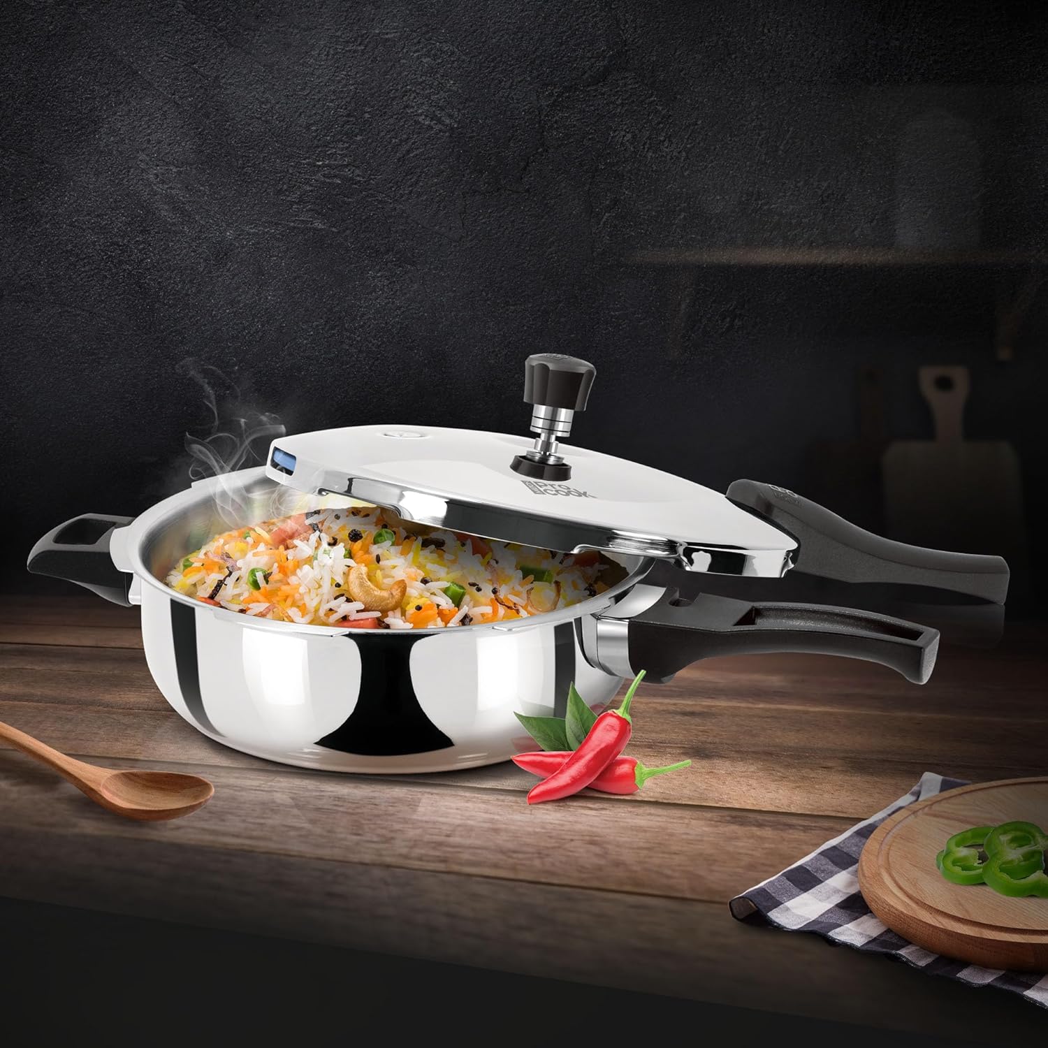 Triply Pressure Cooker (Milton Procook) – Steel - view 3