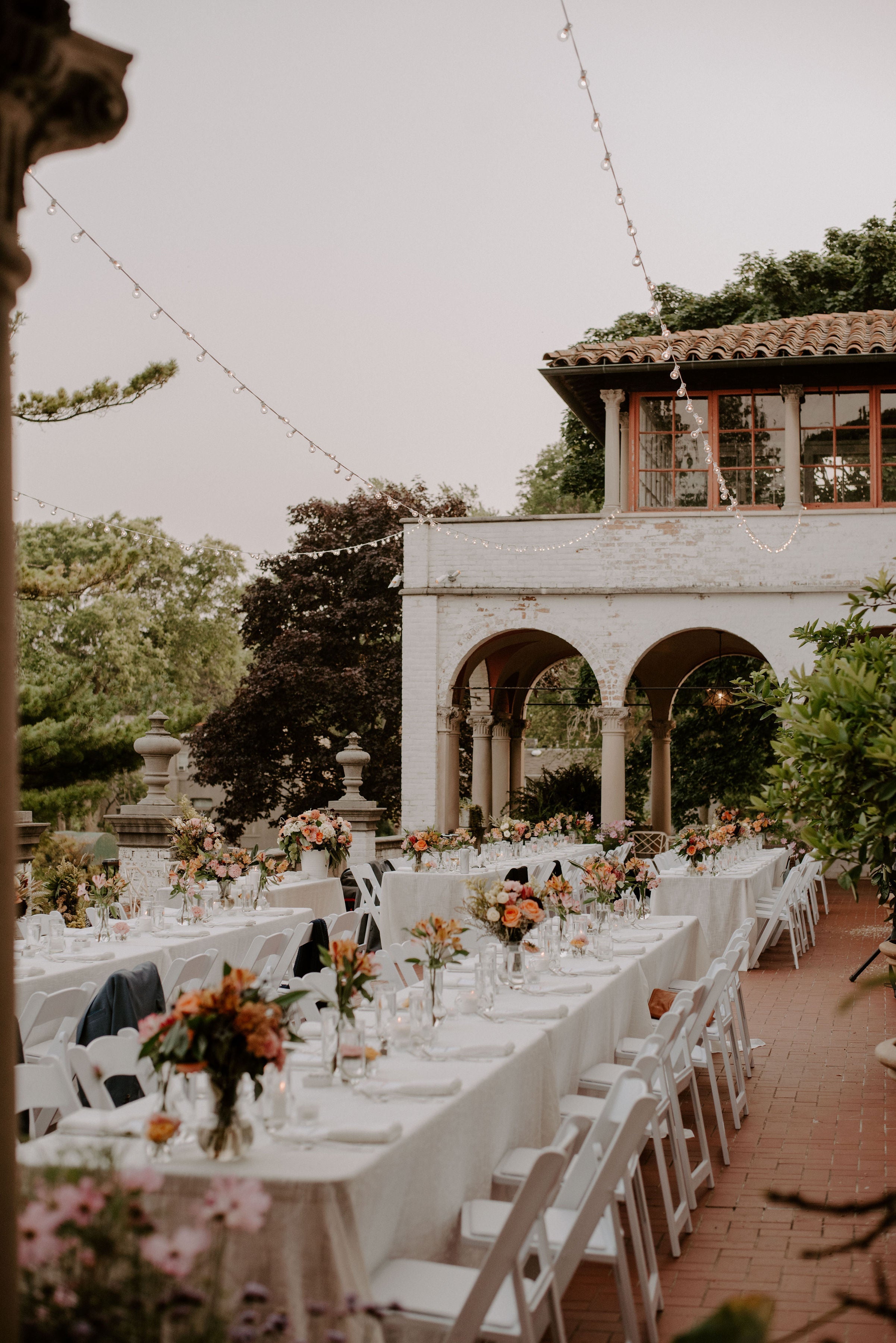 fiftyflowers.com A Romantic Museum Wedding with Bright DIY Flowers - view 7