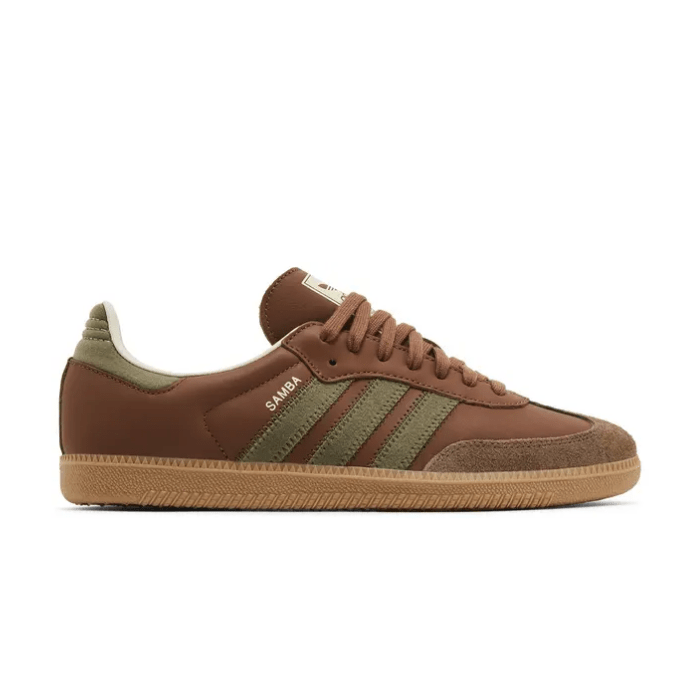 HYPE ELIXIR Adidas Samba OG Preloved Brown Olive Strata