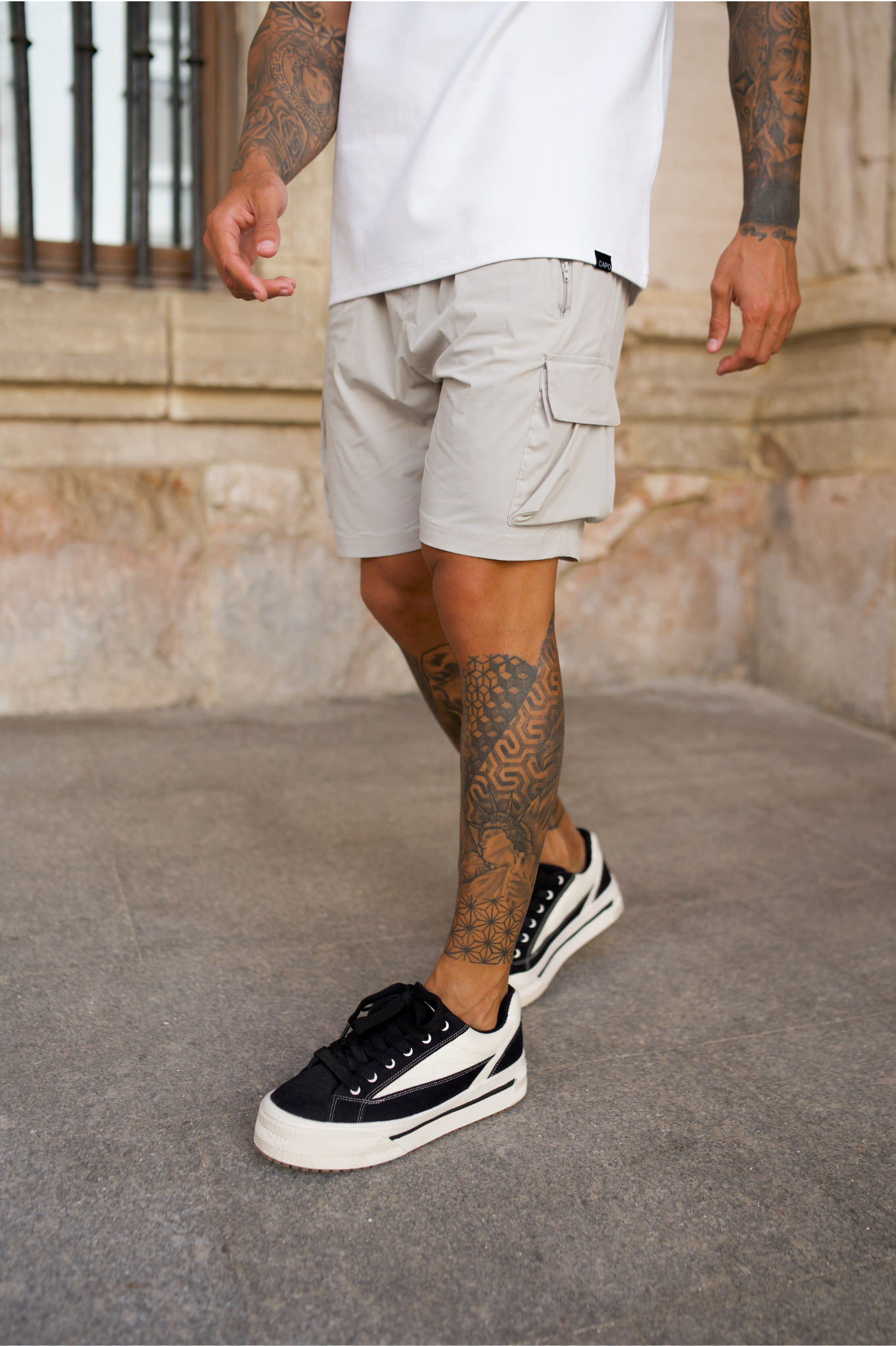CAPO Lightweight Stone Cargo Shorts - view 2