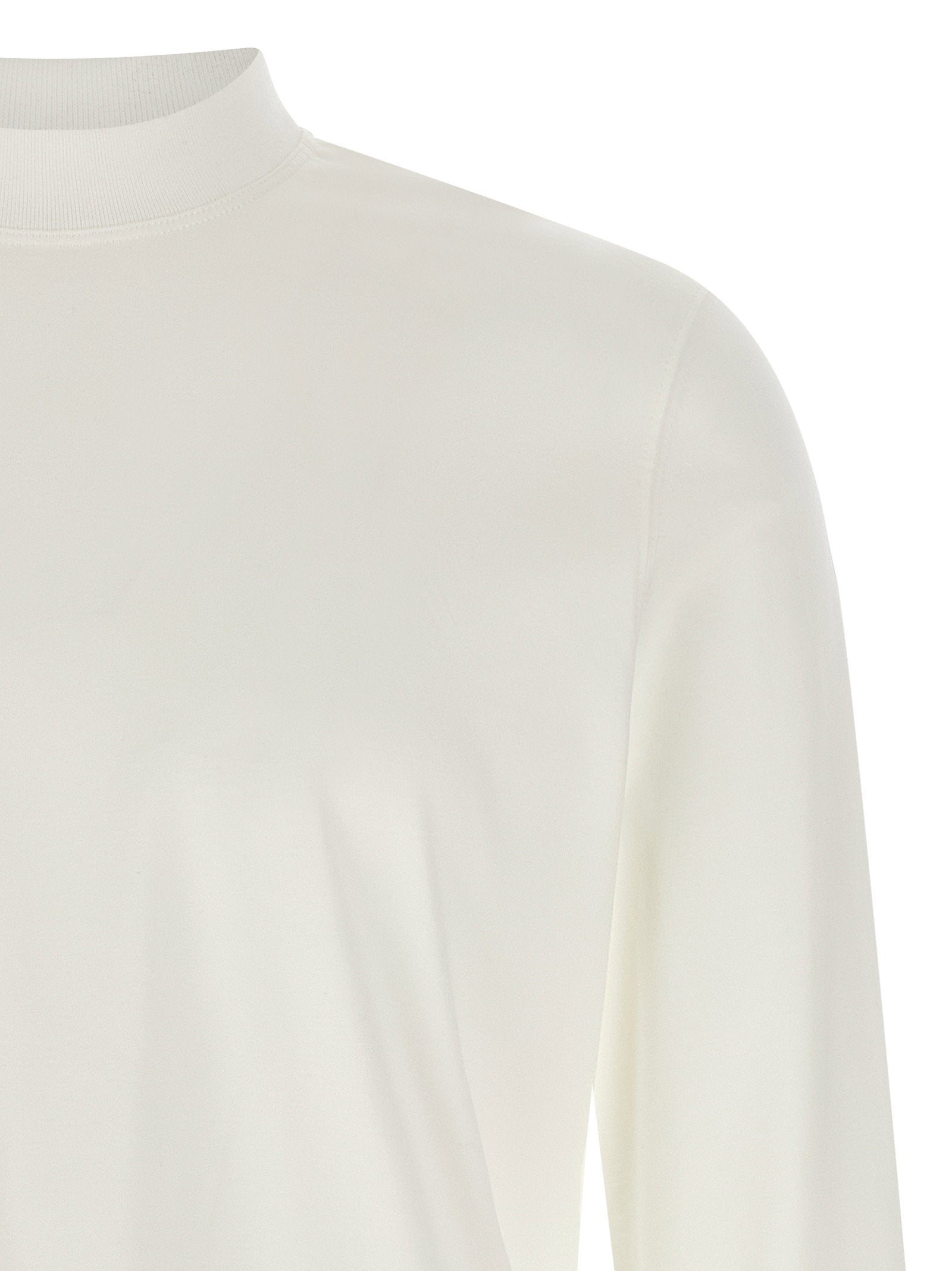Brunello Cucinelli Chimney Neck T-shirt – 100% cotton - view 3
