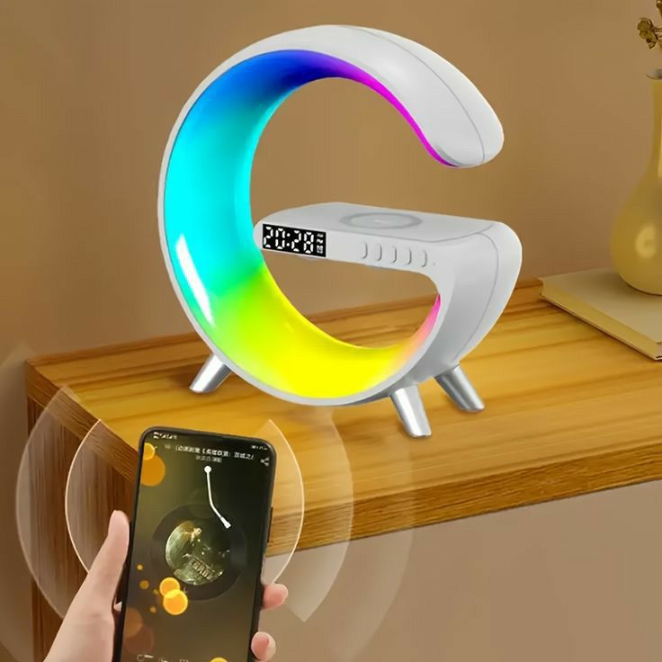 Catterton Colourful G Shape Speaker Lamp - view 4