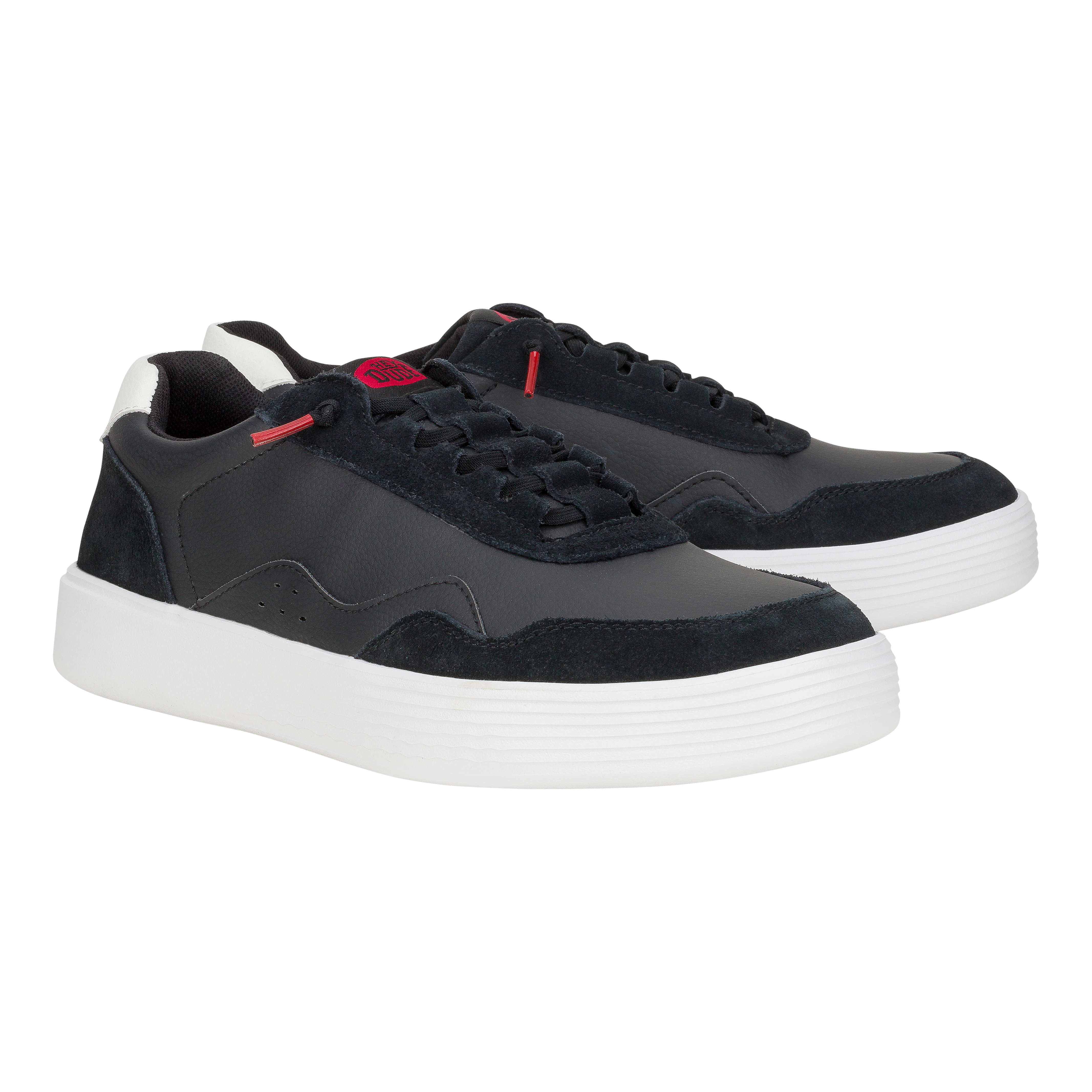 HEYDUDE shoes Hudson Classic - Black/White – Men's - view 2