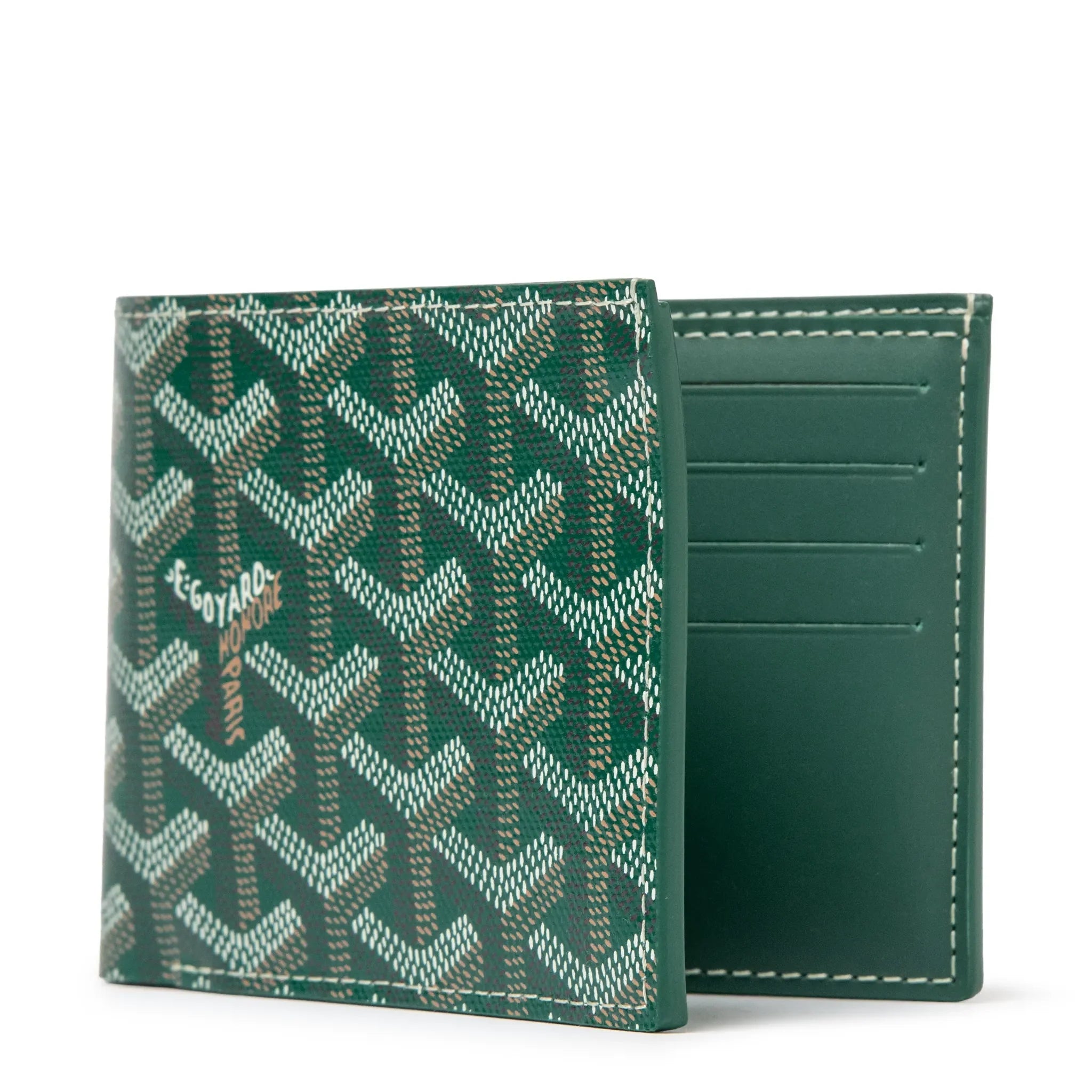 Goyard Victoire Green Wallet - view 3