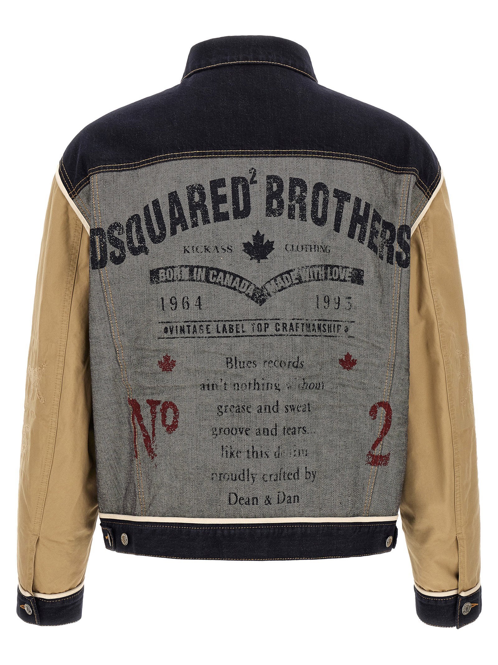 Dsquared2 Two-material Denim Jacket – 100% cotton - view 2