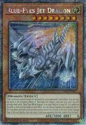 Yu-Gi-Oh! Blue-Eyes Jet Dragon - RA02-EN017 - Platinum Secret Rare - 1st Edition