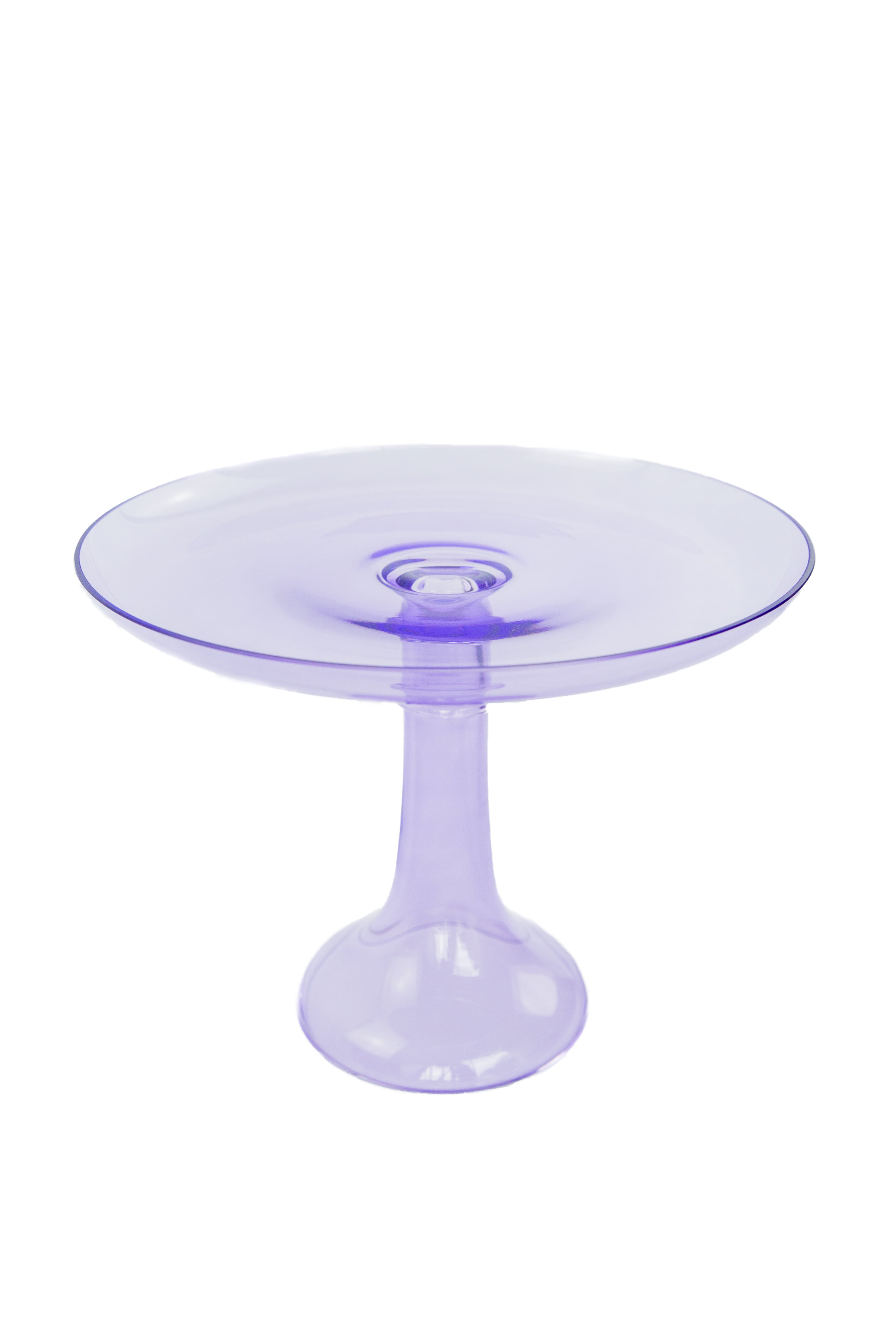 Estelle Colored Glass Estelle Cake Stand {Lavender} - view 2